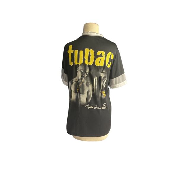 2Pac Tupac Graphic Jersey Tee Hip Hop Streetwear XS - Picture 4 of 5